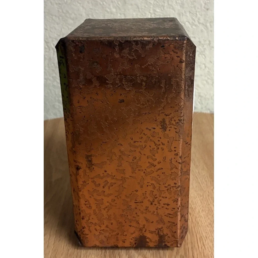 Drip-Cut Starline Napkin Holder Copper‎ Chrome MCM Made In USA Vintage
